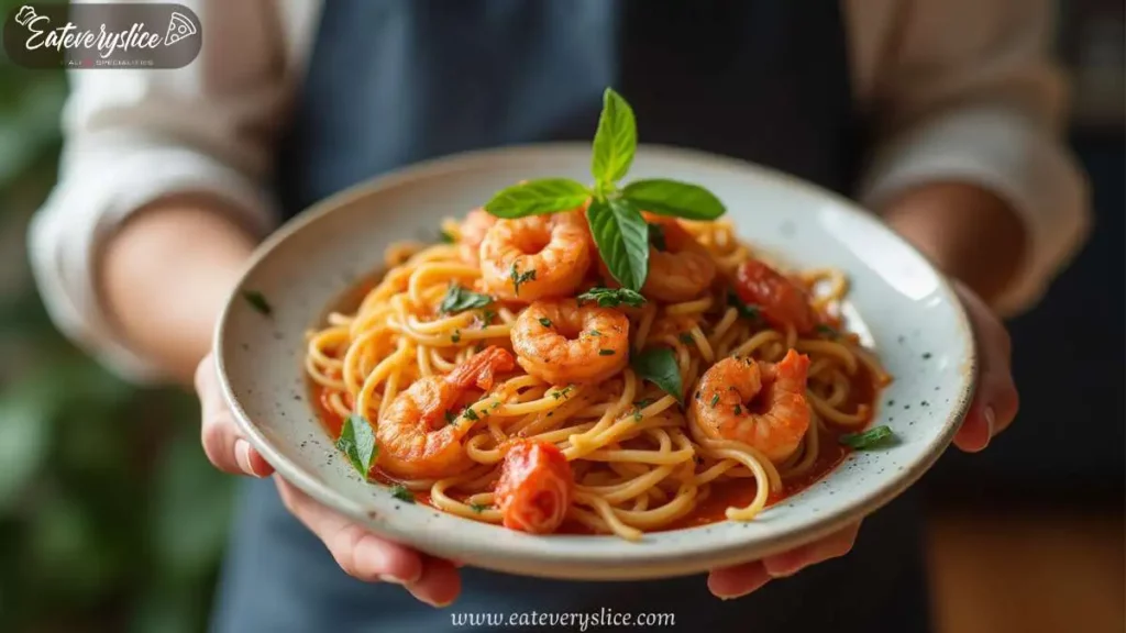 Perfect Spicy Shrimp Pasta