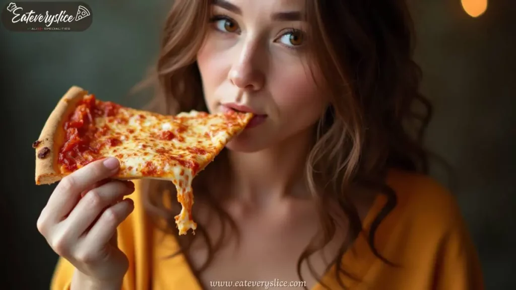 How many calories in a slice of cheese pizza?