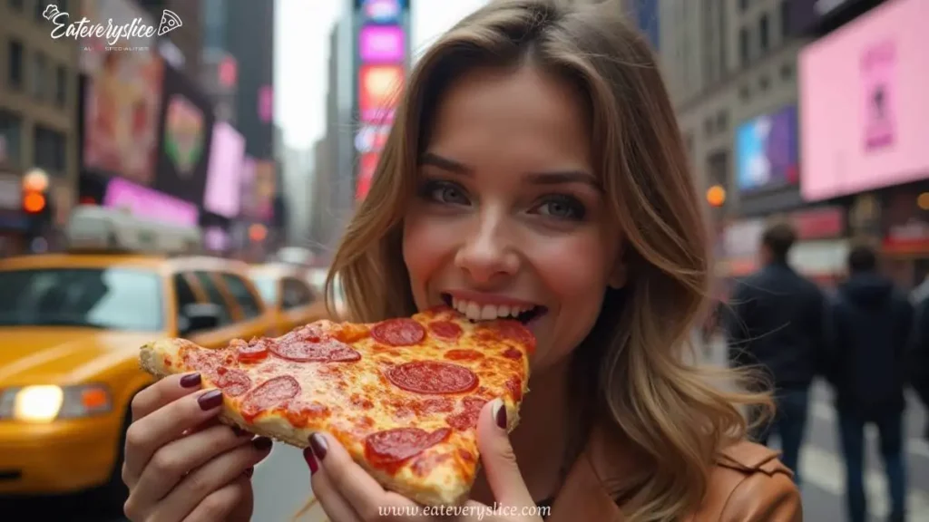 Eat Every Slice nyc slice of pizza calories