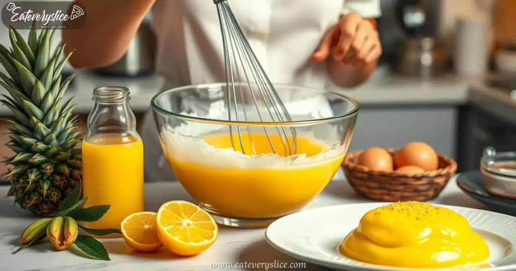 Eat Every Slice Zabaione, or zabaglione, is a dessert made from egg yolks, sugar, and sweet Juice