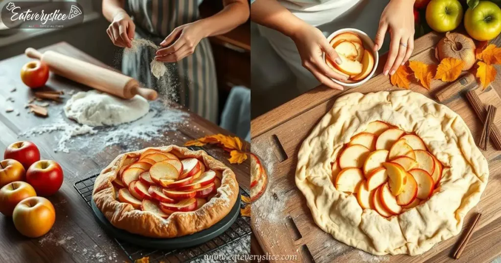 Eat Every Slice homemade apple crostata with fresh apple