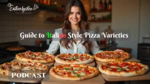 Authentic Italian-style pizza with a thin, crispy crust, fresh tomato sauce, and melted mozzarella, featured on the Eat Every Slice podcast.